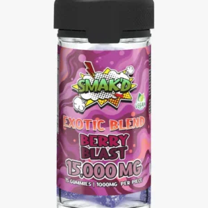SMAK'D EXOTIC BLEND GUMMIES 15000mg (15PCS/1000MG)