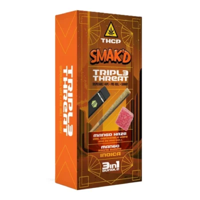 Smakd Triple Threat 3 in 1 - Gummy + Vape + Pre-Roll